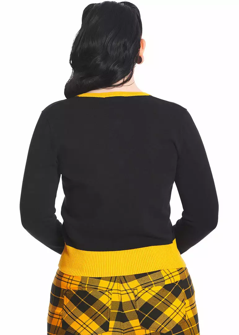 Banned Black Panther 70's Cardigan Black 7 Banned Black Panther 70's Cardigan Black