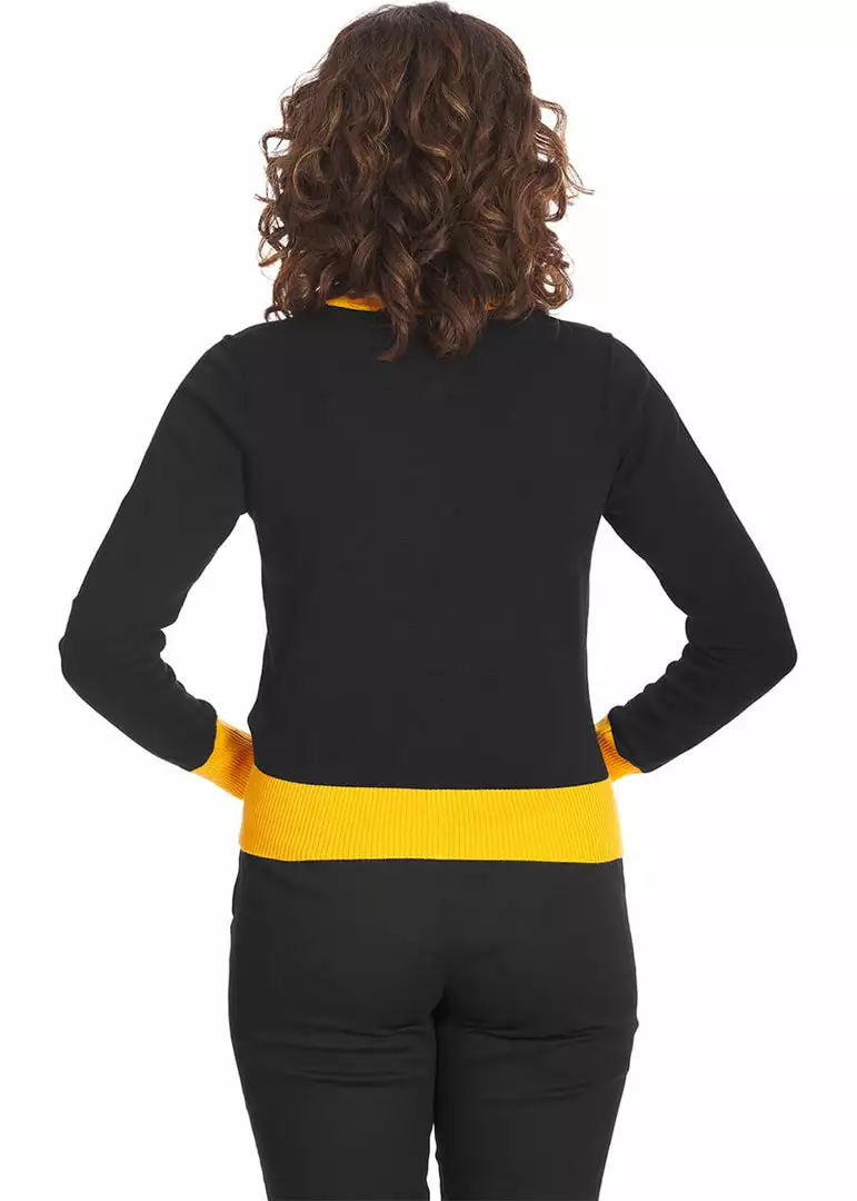 Banned Black Panther 70's Cardigan Black 9 Banned Black Panther 70's Cardigan Black