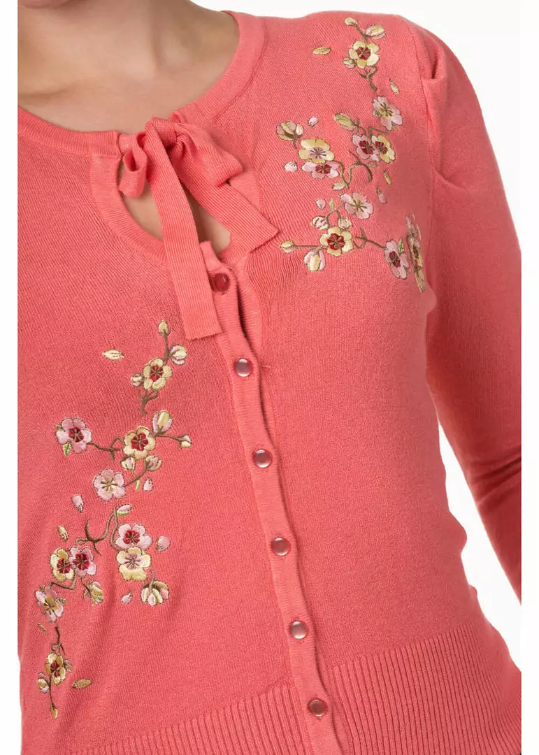 Banned Kyoto 40's Cardigan Coral 4 Banned Kyoto 40's Cardigan Coral