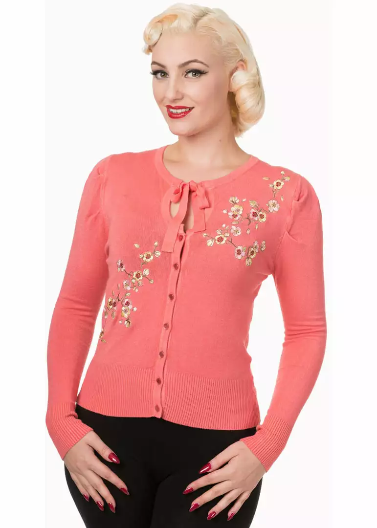 Banned Kyoto 40's Cardigan Coral 3 Banned Kyoto 40's Cardigan Coral