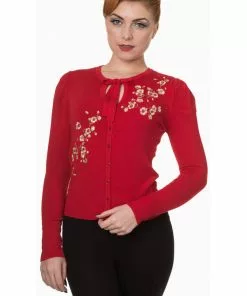 Banned Kyoto 40's Cardigan Red