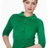 New In Banned April Bow 40's Cardigan Green 2 New In Banned April Bow 40's Cardigan Green