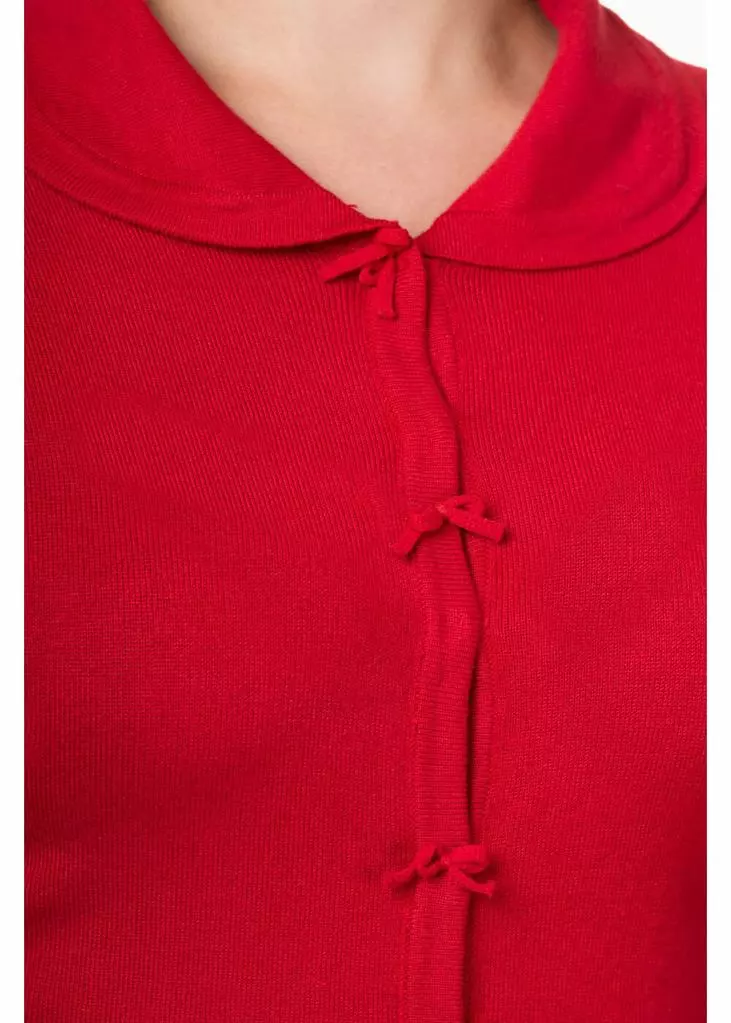 Banned April Bow 40's Cardigan Red New In 4 Banned April Bow 40's Cardigan Red New In