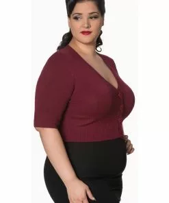 New In Banned Overload Cardigan Burgundy Color 8 New In Banned Overload Cardigan Burgundy Color