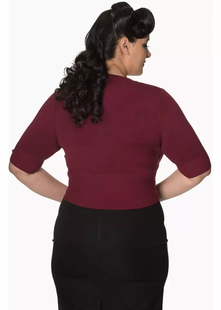 New In Banned Overload Cardigan Burgundy Color 6 New In Banned Overload Cardigan Burgundy Color