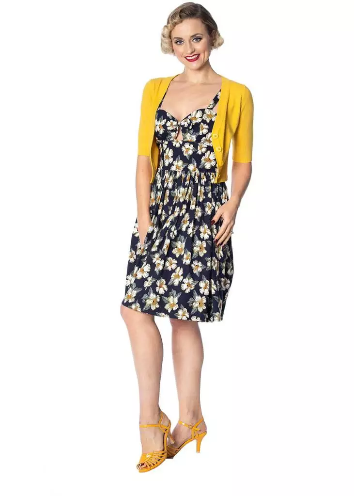 Banned Overload 50's Cardigan Mustard New In 7 Banned Overload 50's Cardigan Mustard New In