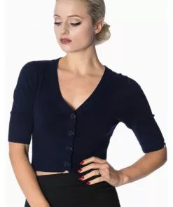 Banned Overload 50's Cardigan Night Blue New In 9 Banned Overload 50's Cardigan Night Blue New In