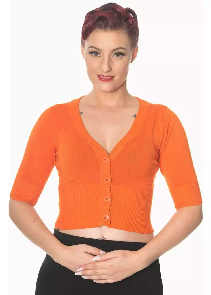 Banned Overload Cardigan Orange Color New In 3 Banned Overload Cardigan Orange Color New In