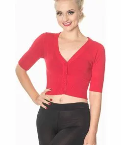 Banned Overload Cardigan Red