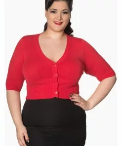 Banned Overload Cardigan Red