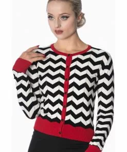 Banned Black Coffee 60's Cardigan Black White New In 9 Banned Black Coffee 60's Cardigan Black White New In