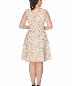 Banned Fresh Bloom 60's Swing Dress Pink New In