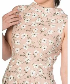 Banned Fresh Bloom 60's Swing Dress Pink New In