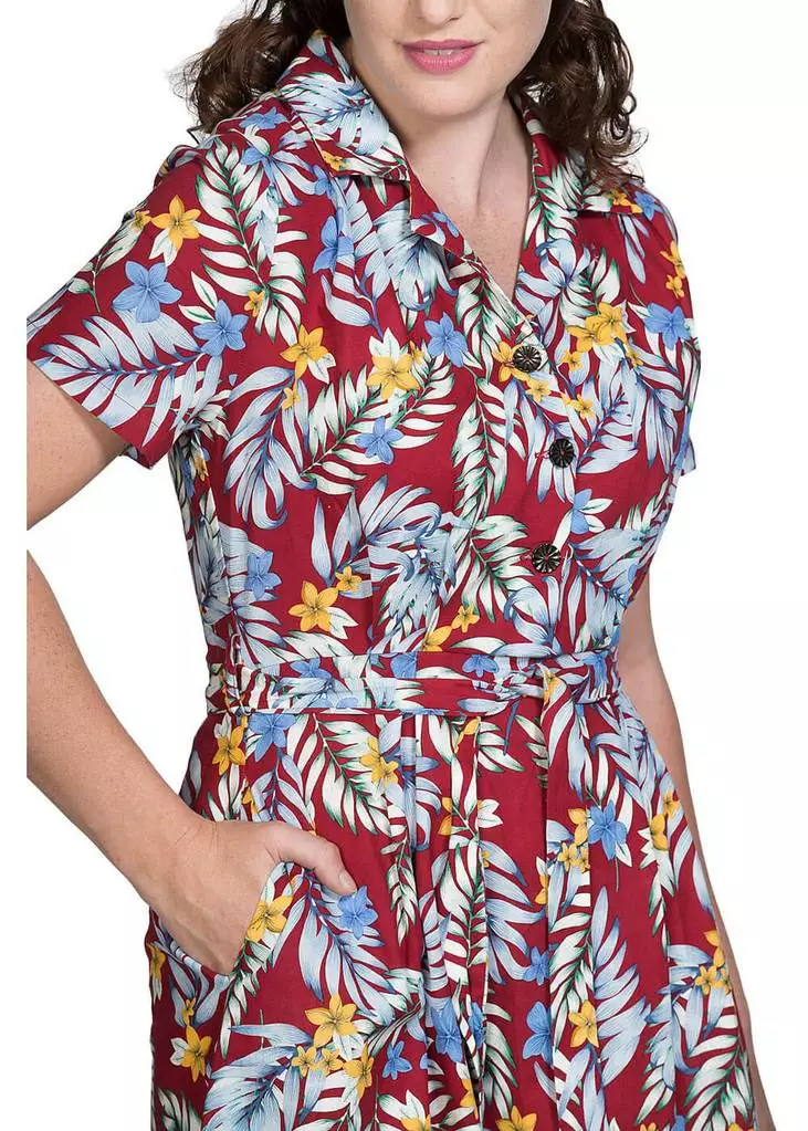 Banned Huwaiian Days 40's Dress Red 4 Banned Huwaiian Days 40's Dress Red