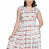 Banned Sail Away 40's Swing Dress Blue 2 Banned Sail Away 40's Swing Dress Blue