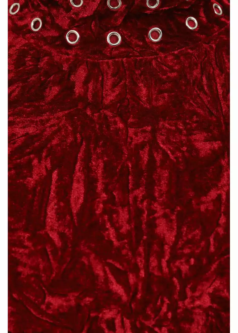 Banned Big Crush Velvet 60's Dress Burgundy 4 Banned Big Crush Velvet 60's Dress Burgundy