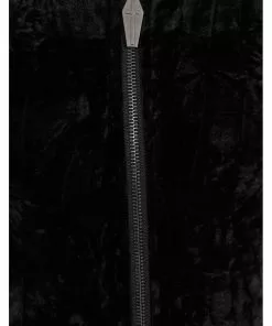 Banned Big Crush Hoodie Velvet 60's Dress Black 8 Banned Big Crush Hoodie Velvet 60's Dress Black