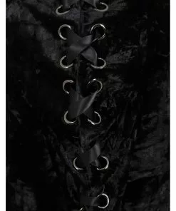 Banned Big Crush Hoodie Velvet 60's Dress Black 9 Banned Big Crush Hoodie Velvet 60's Dress Black