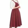New In Banned Lifes A Peach 40's Pinafore Swing Dress Aubergine Purple 1 New In Banned Lifes A Peach 40's Pinafore Swing Dress Aubergine Purple
