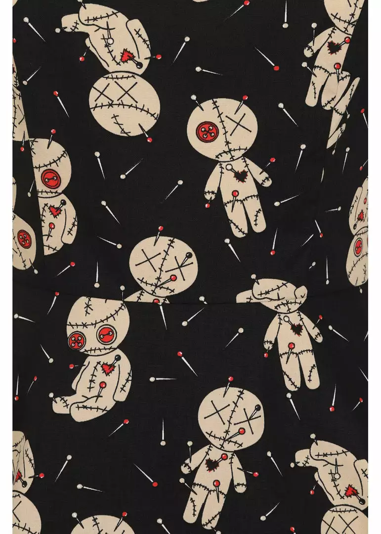 New In Banned Voodoo 50's Swing Dress Black 4 New In Banned Voodoo 50's Swing Dress Black