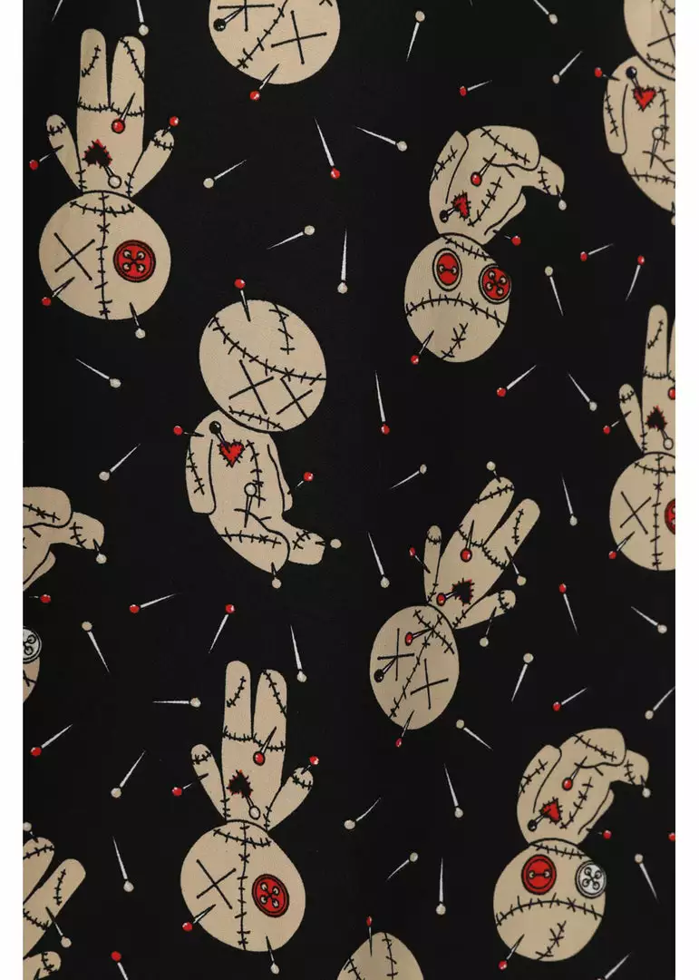 New In Banned Voodoo 50's Swing Dress Black 6 New In Banned Voodoo 50's Swing Dress Black