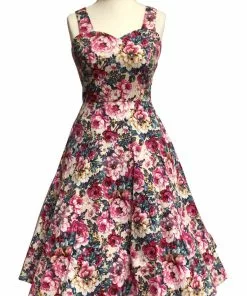 Banned Bloom 50's Swing Dress Ivory