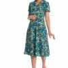 New In Banned Forest 50's Swing Dress Blue 1 New In Banned Forest 50's Swing Dress Blue