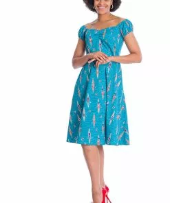 Banned Regatta Girl Boats 50's Swing Dress Blue New In 9 Banned Regatta Girl Boats 50's Swing Dress Blue New In