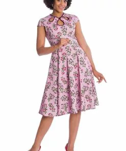 Banned Summer Berry 50's Swing Dress Lilac Purple New In