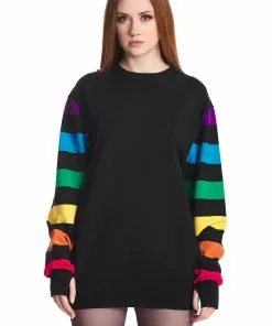 New In Banned Solar Knitted 50's Dress Multi