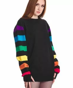 New In Banned Solar Knitted 50's Dress Multi