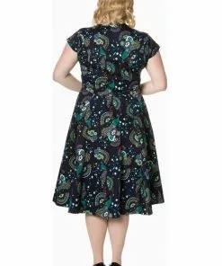 New In Banned Proud Peacock Cutout Swing Dress 9 New In Banned Proud Peacock Cutout Swing Dress