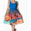New In Banned Tropical 50's Swing Sundress 1 New In Banned Tropical 50's Swing Sundress