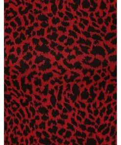 Banned Raptor Leopard 50's Jumper Red