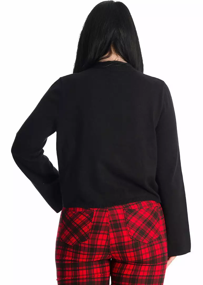 Banned Sabrina Cat Jumper Black New In 7 Banned Sabrina Cat Jumper Black New In