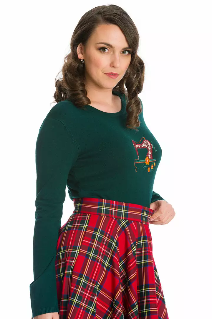 New In Banned Stitch & Sew 40's Jumper Green 4 New In Banned Stitch & Sew 40's Jumper Green