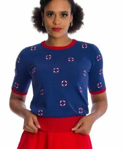 Banned Regatta Boi 40's Jumper Blue