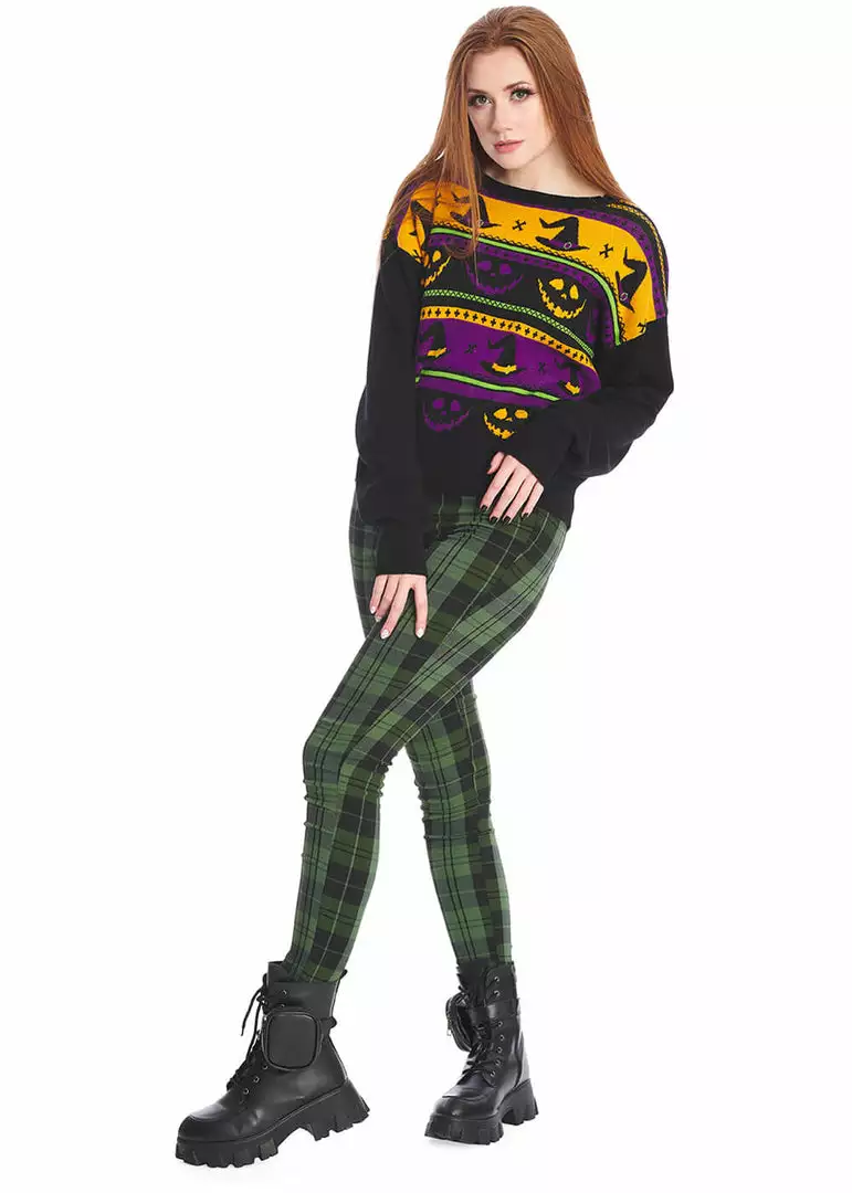 New In Banned Pumpkin 50's Jumper Black 6 New In Banned Pumpkin 50's Jumper Black