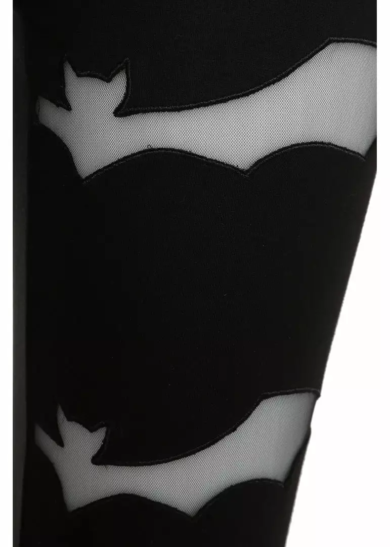 New In Banned Philomena Bat 80's Leggings Black 4 New In Banned Philomena Bat 80's Leggings Black