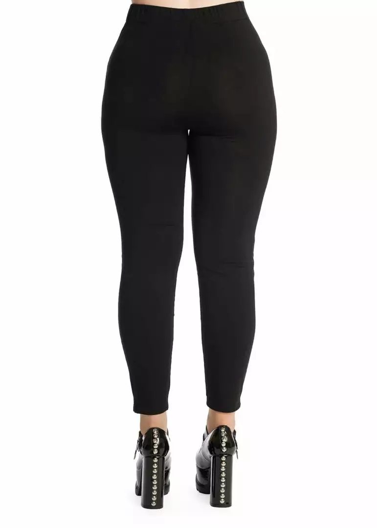 Banned Galathea Moon 80's Leggings Black 5 Banned Galathea Moon 80's Leggings Black