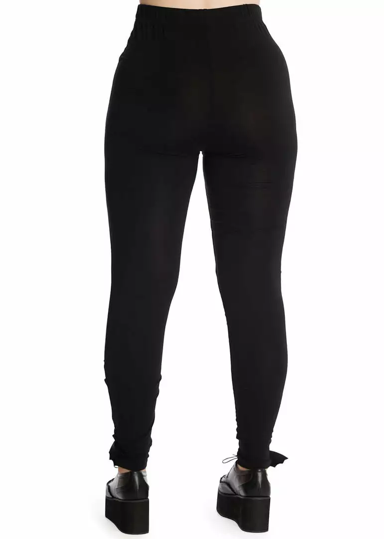 Banned Ishtar Skeleton Rose Leggings Black 5 Banned Ishtar Skeleton Rose Leggings Black