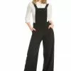 New In Banned Day Dreaming 40's Dungarees Black