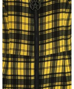 Banned Lenore Tartan 80's Jumpsuit Yellow New In 13 Banned Lenore Tartan 80's Jumpsuit Yellow New In