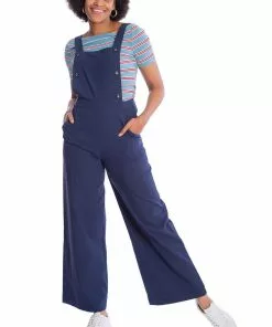 New In Banned Starboard Anchor 40's Dungarees Navy