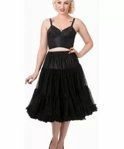 Banned 50's Petticoat Long Black
