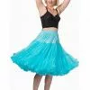 Banned 50's Petticoat Long Blue 1 Banned 50's Petticoat Long Blue
