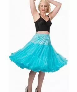 Banned 50's Petticoat Long Blue