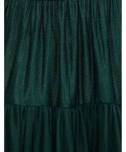Banned 50's Petticoat Lang Dark Green New In