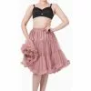 New In Banned 50's Petticoat Long Old Pink 1 New In Banned 50's Petticoat Long Old Pink