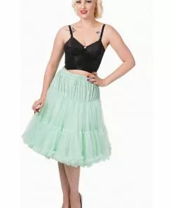 New In Banned 50's Petticoat Long Mint Color